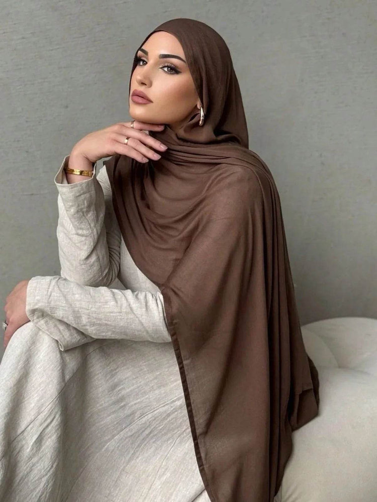Modal Plain Hijab - Hijab Styles