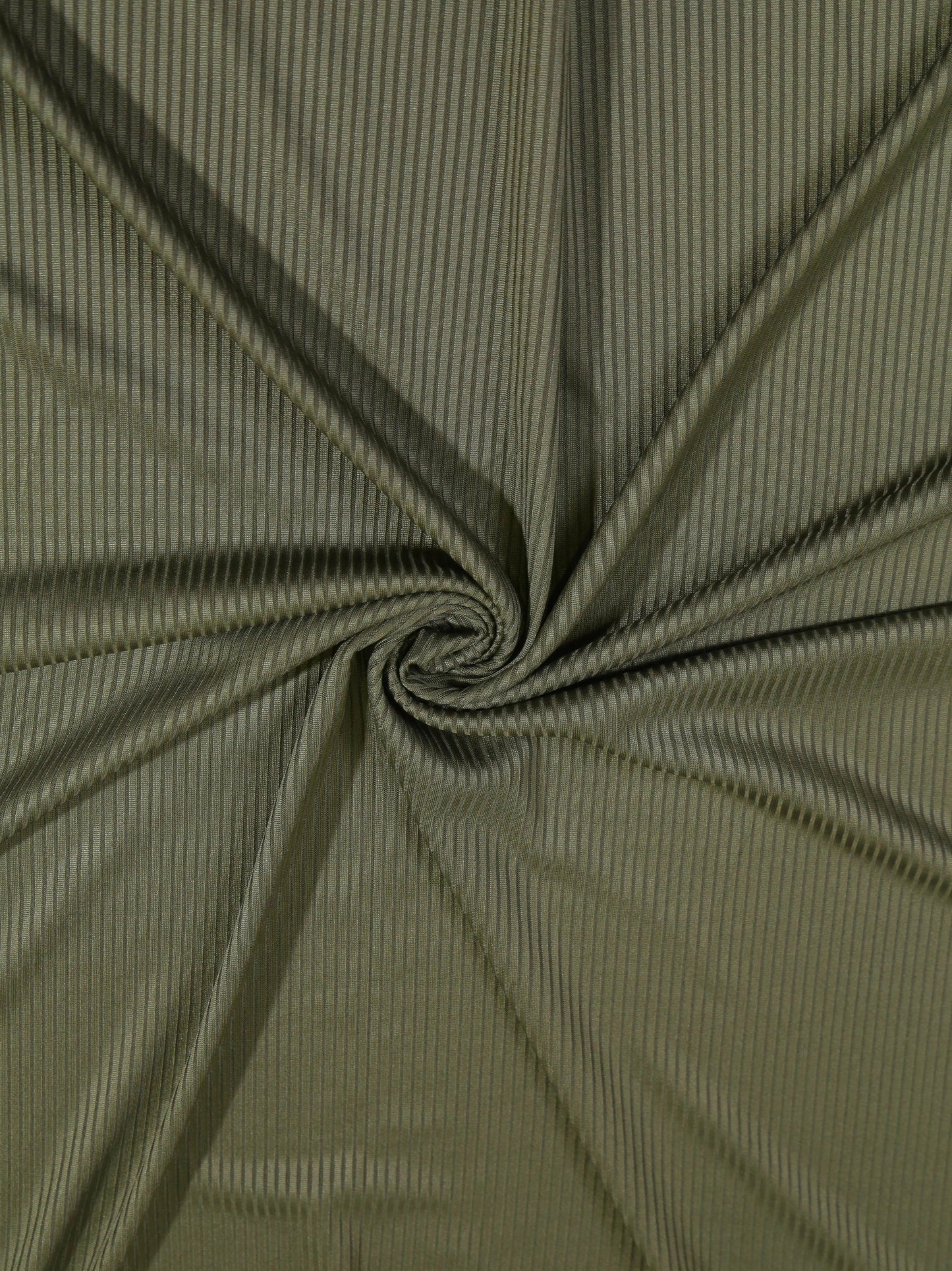 Bamboo Ribbed Jersey Hijab-Moss green