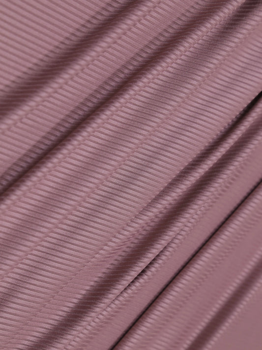 Bamboo Ribbed Jersey Hijab-Old Rose