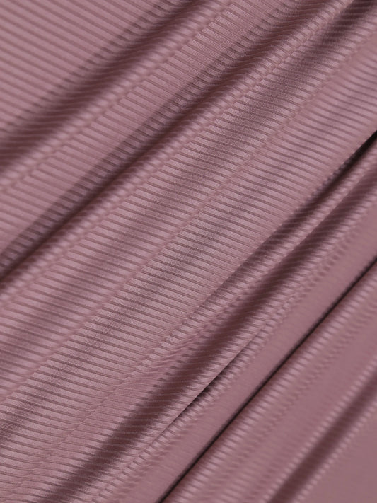 Bamboo Ribbed Jersey Hijab-Old Rose