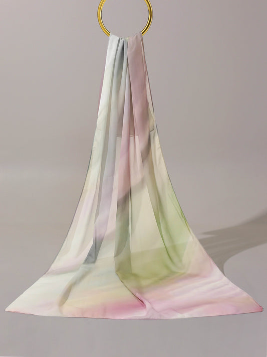 Digital Georgette-Watercolor Dreams - Hijab Styles