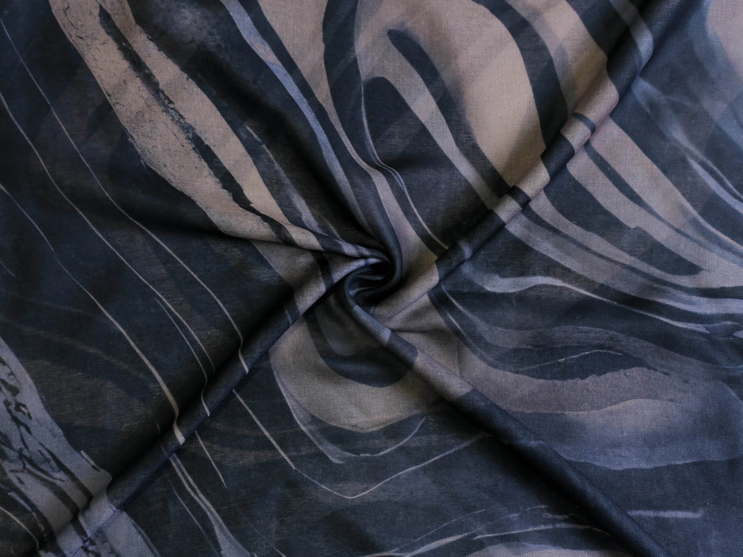 Digital Modal Stole -Stormy Marble - Hijab Styles