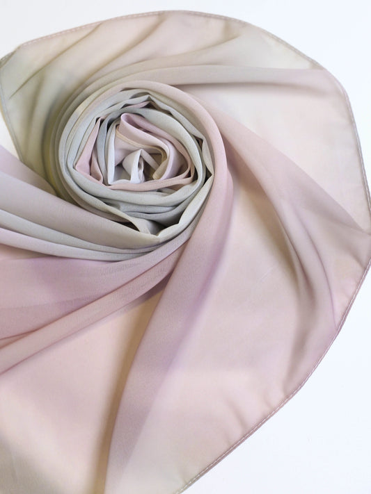 Digital Georgette-Watercolor Dreams - Hijab Styles
