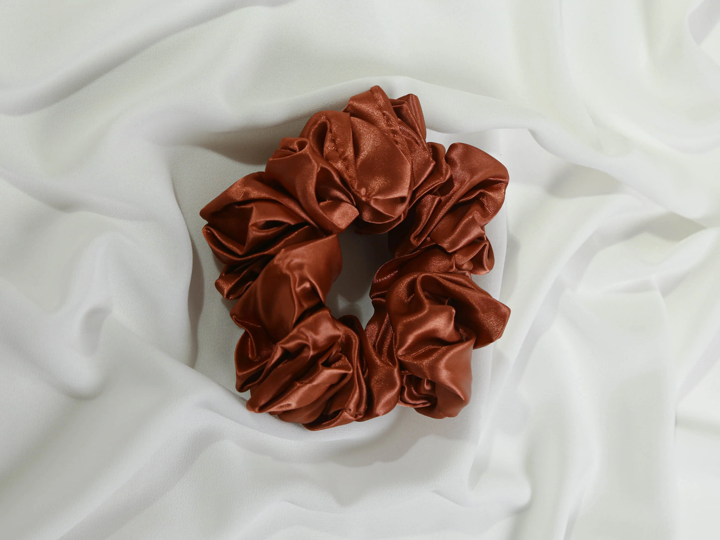Luxury Silk Satin Scrunchie - Hijab Styles