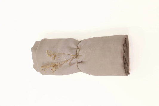 Plain Modal Hijab-Beige - Hijab Styles
