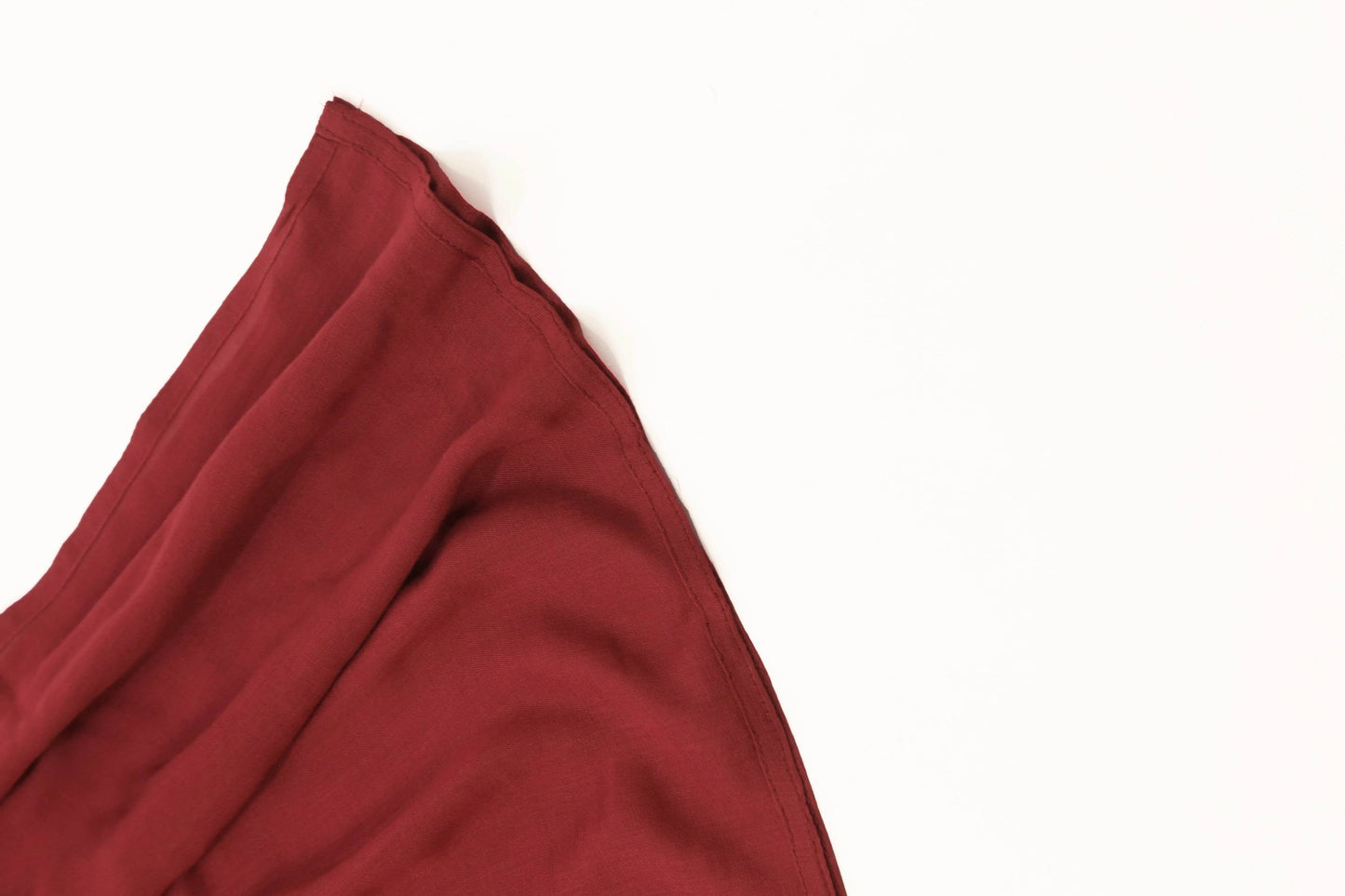 Plain Modal Hijab-Maroon - Hijab Styles