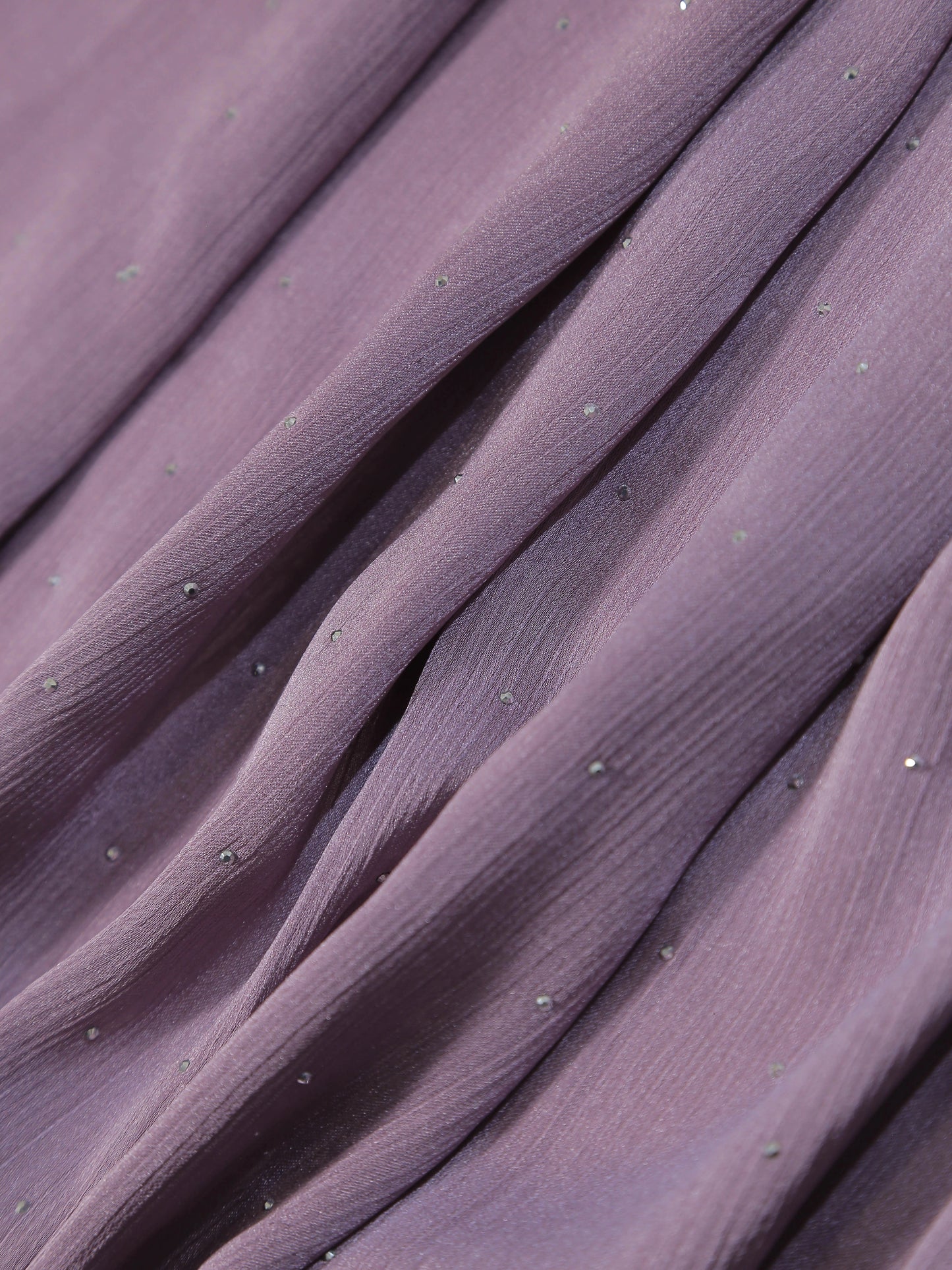Luxury Mauve silk hijab for weddings and Eid