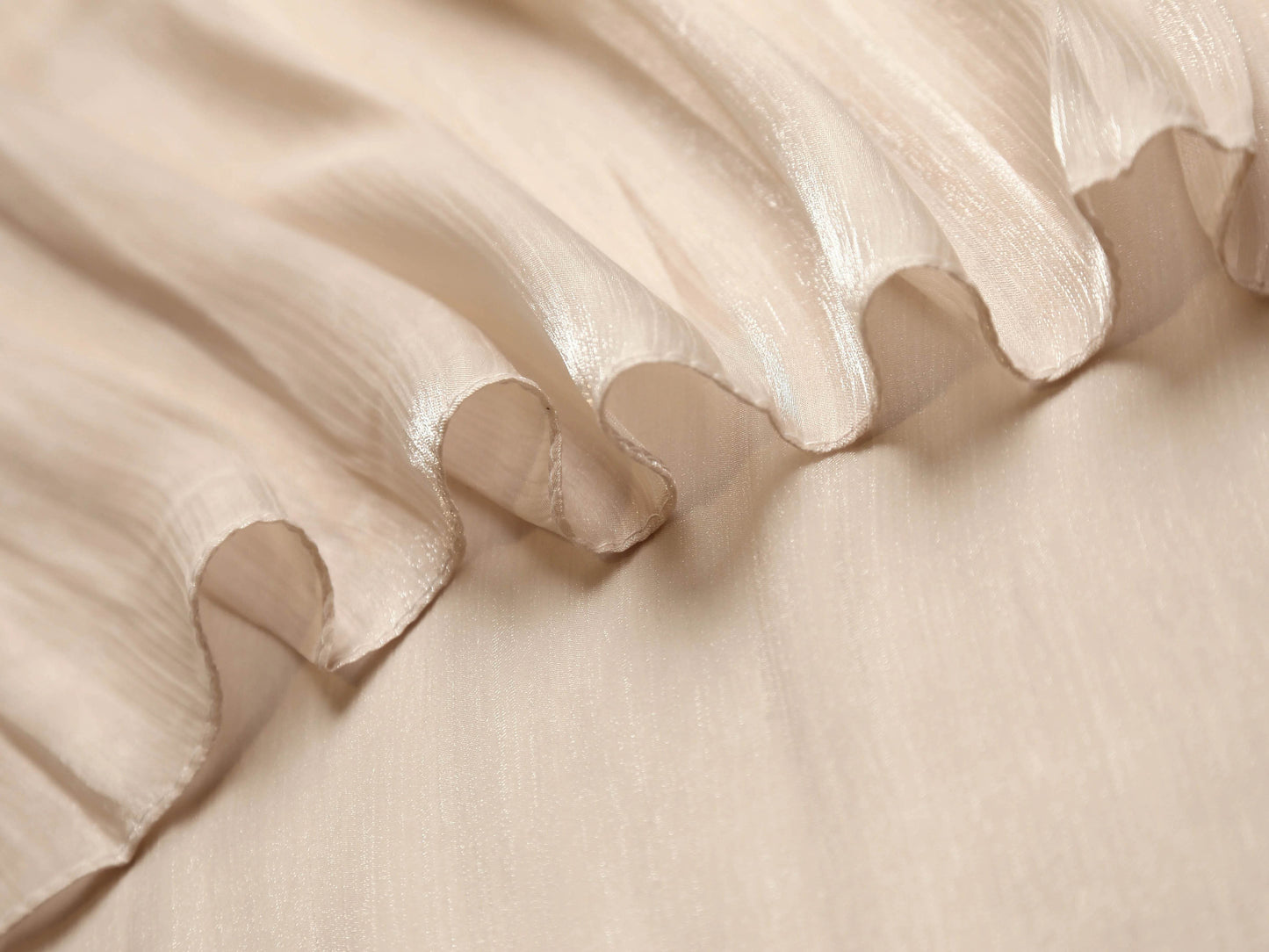 Luxury Silk Hijab-Cream - Hijab Styles