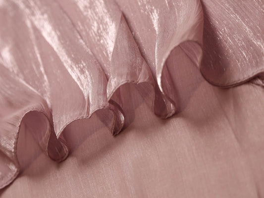 Premium Blush Pink silk hijab with an elegant drape