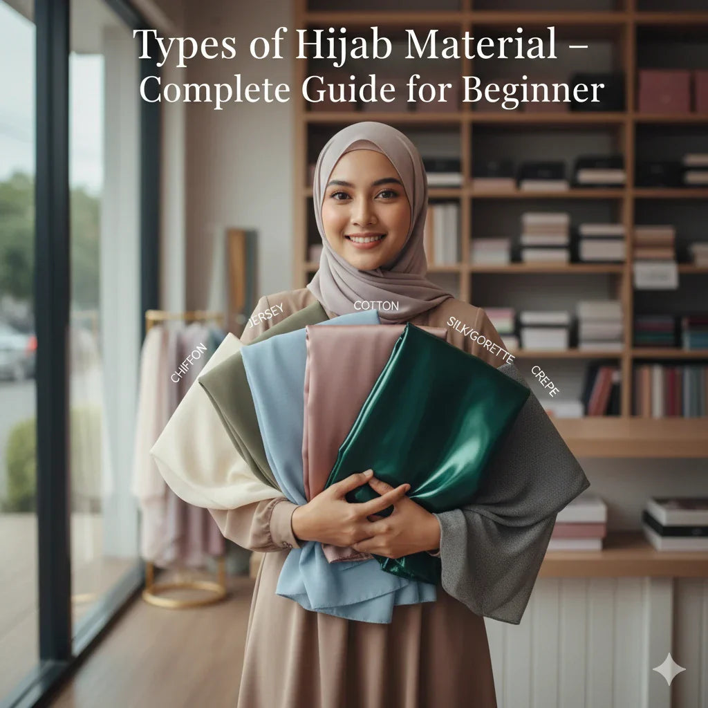 types of hijab material-complete guide 2025