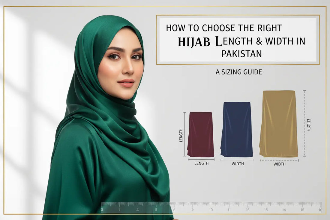 How to Choose the Right Hijab Length & Width in Pakistan