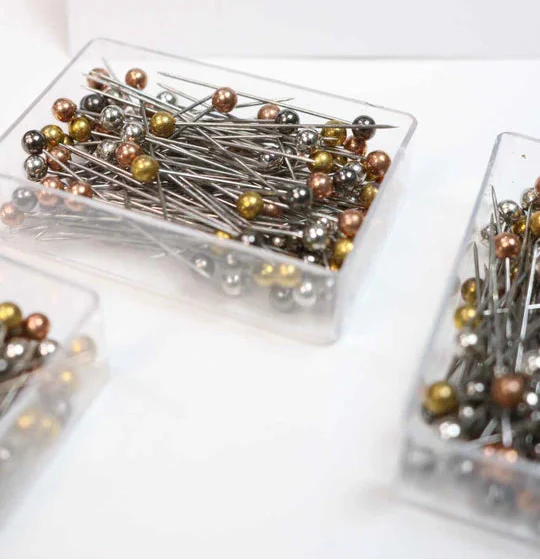 Metallic Pin Box - Hijab Styles