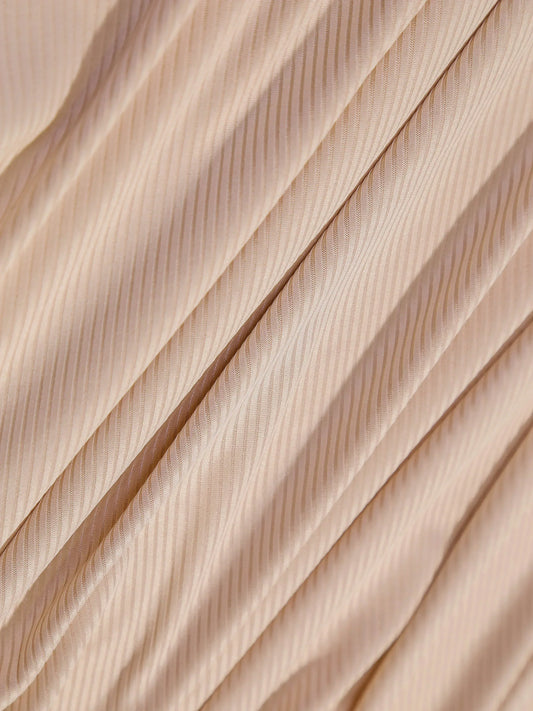 Bamboo Ribbed Jersey Hijab-Beige