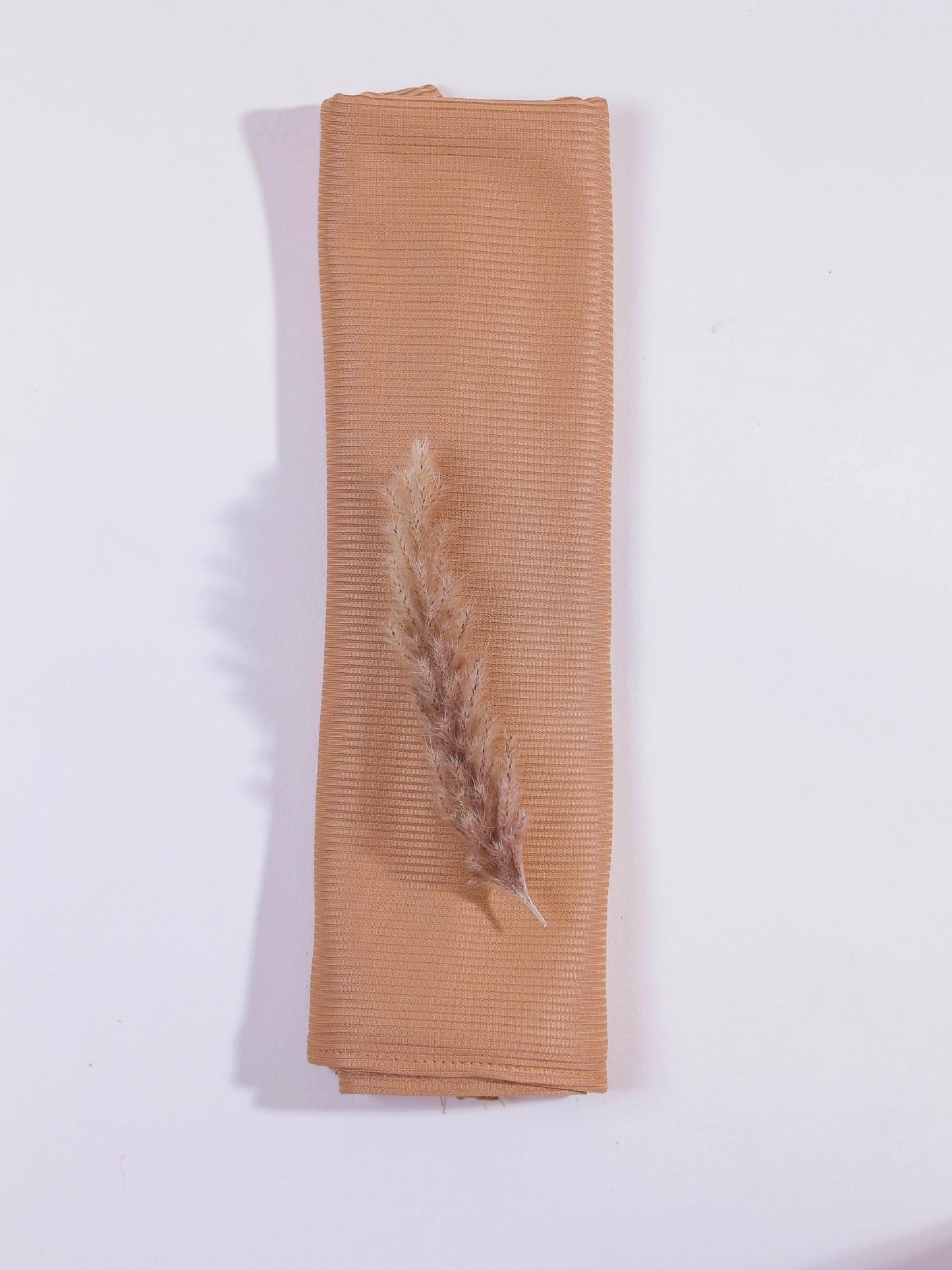 Bamboo Ribbed Jersey Hijab-Mocha