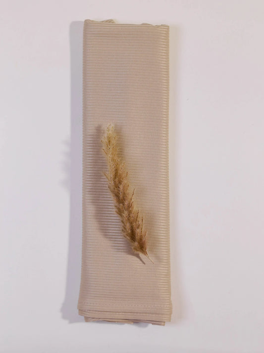 Ribbed Jersey Hijab Cream for women in Pakistan