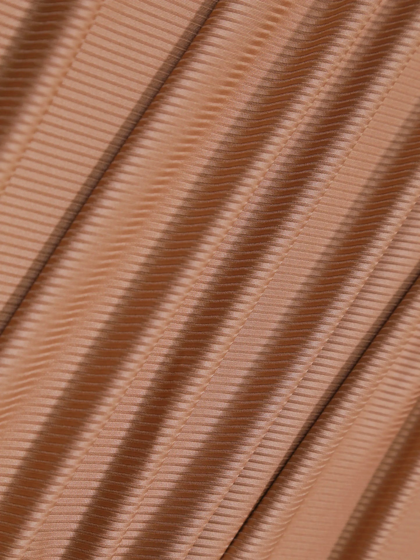 Bamboo Ribbed Jersey Hijab-Mocha