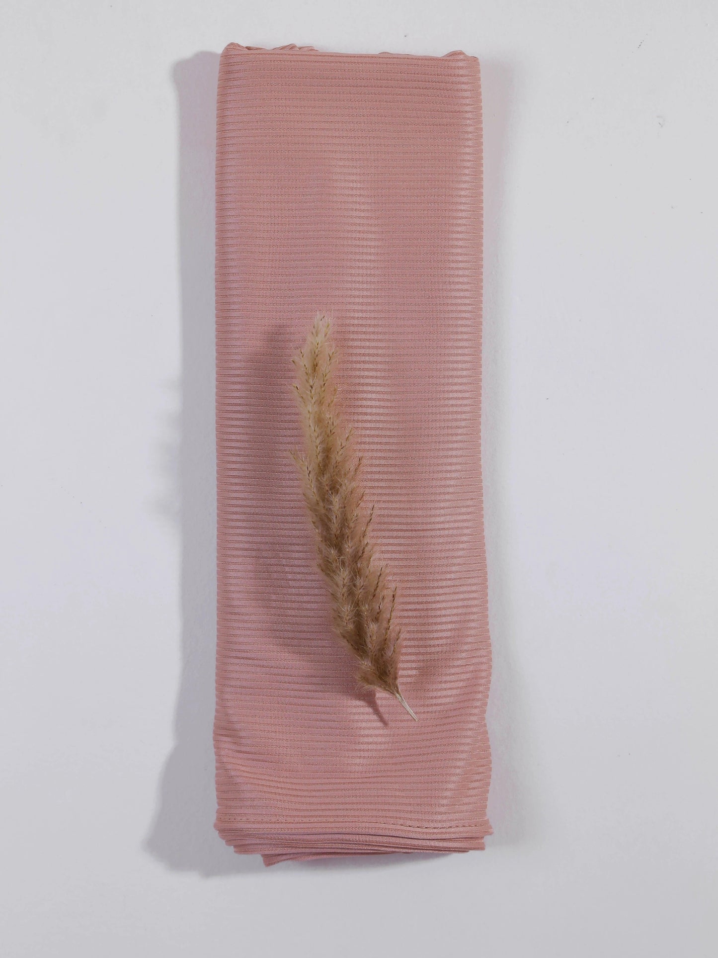 Bamboo Ribbed Jersey Hijab-Rose Tea