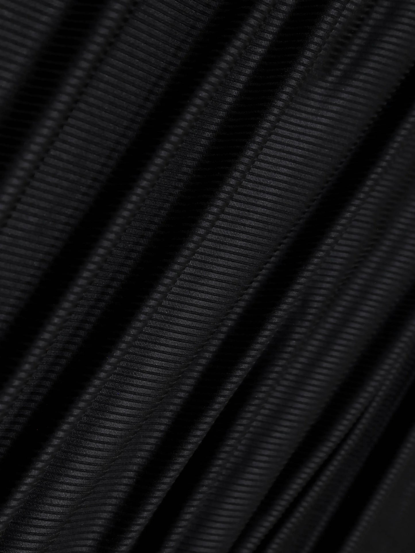 Bamboo Ribbed Jersey Hijab-Black