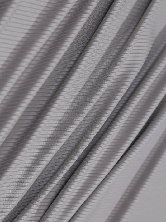 Bamboo Ribbed Jersey Hijab-Grey