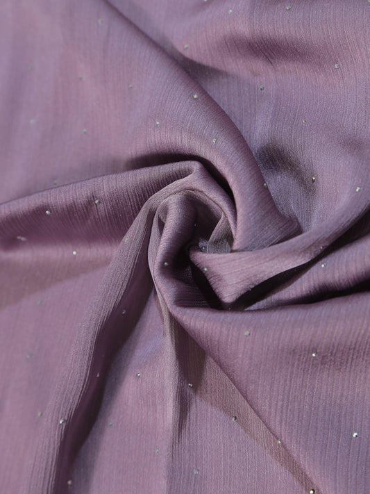 Diamante Silk Hijab Mauve for women in Pakistan