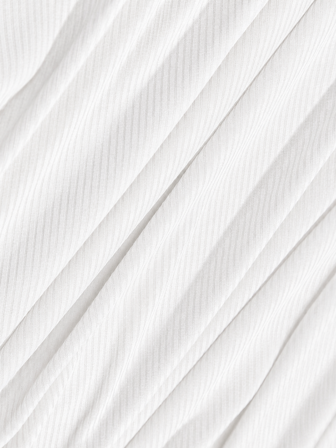 Ribbed Jersey Hijab White | Premium Soft Stretch Hijab for Everyday Wear