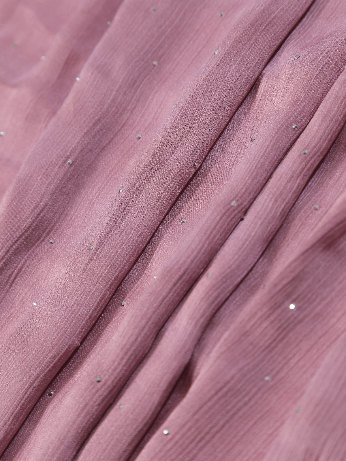Luxury Dusky Pink silk hijab for weddings and Eid