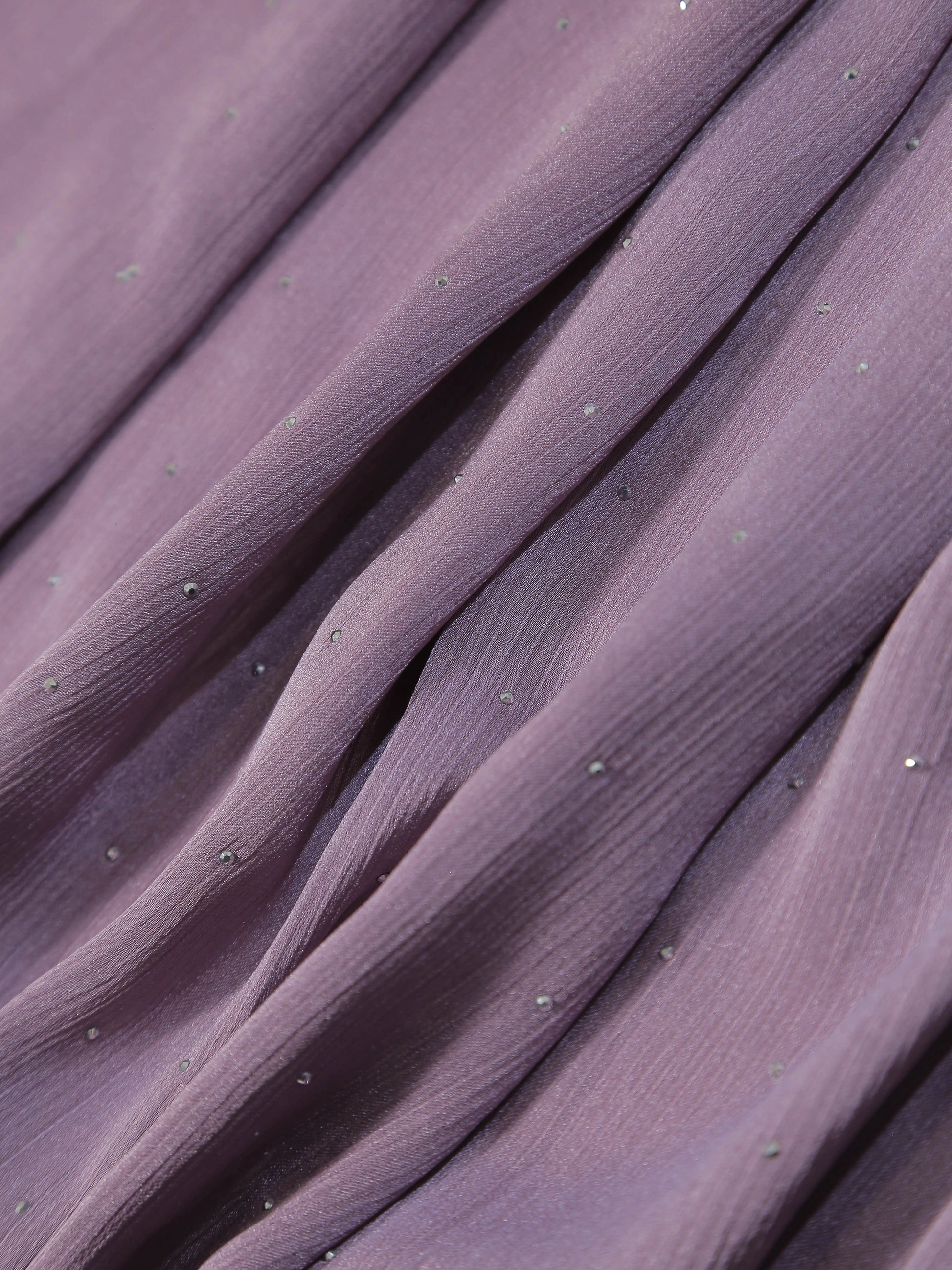 Luxury Mauve silk hijab for weddings and Eid