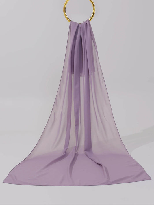 Plain Georgette Hijab Lilac Pakistan