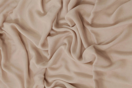 Premium soft beige modal hijab with elegant drape