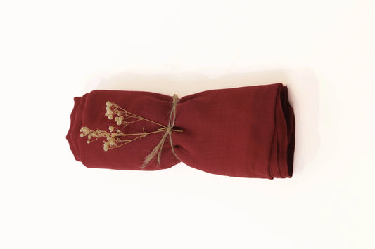 Plain maroon modal hijab for women in Pakistan