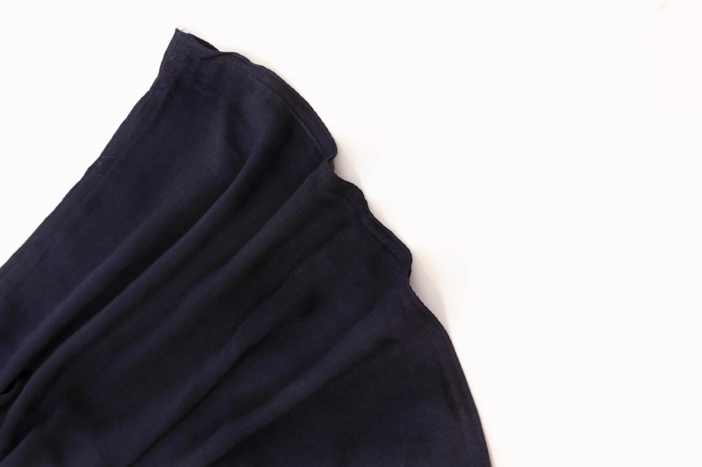 Plain Modal Hijab-Navy Blue - Hijab Styles
