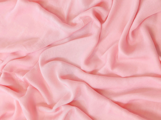 Breathable plain modal hijab pink for everyday wear