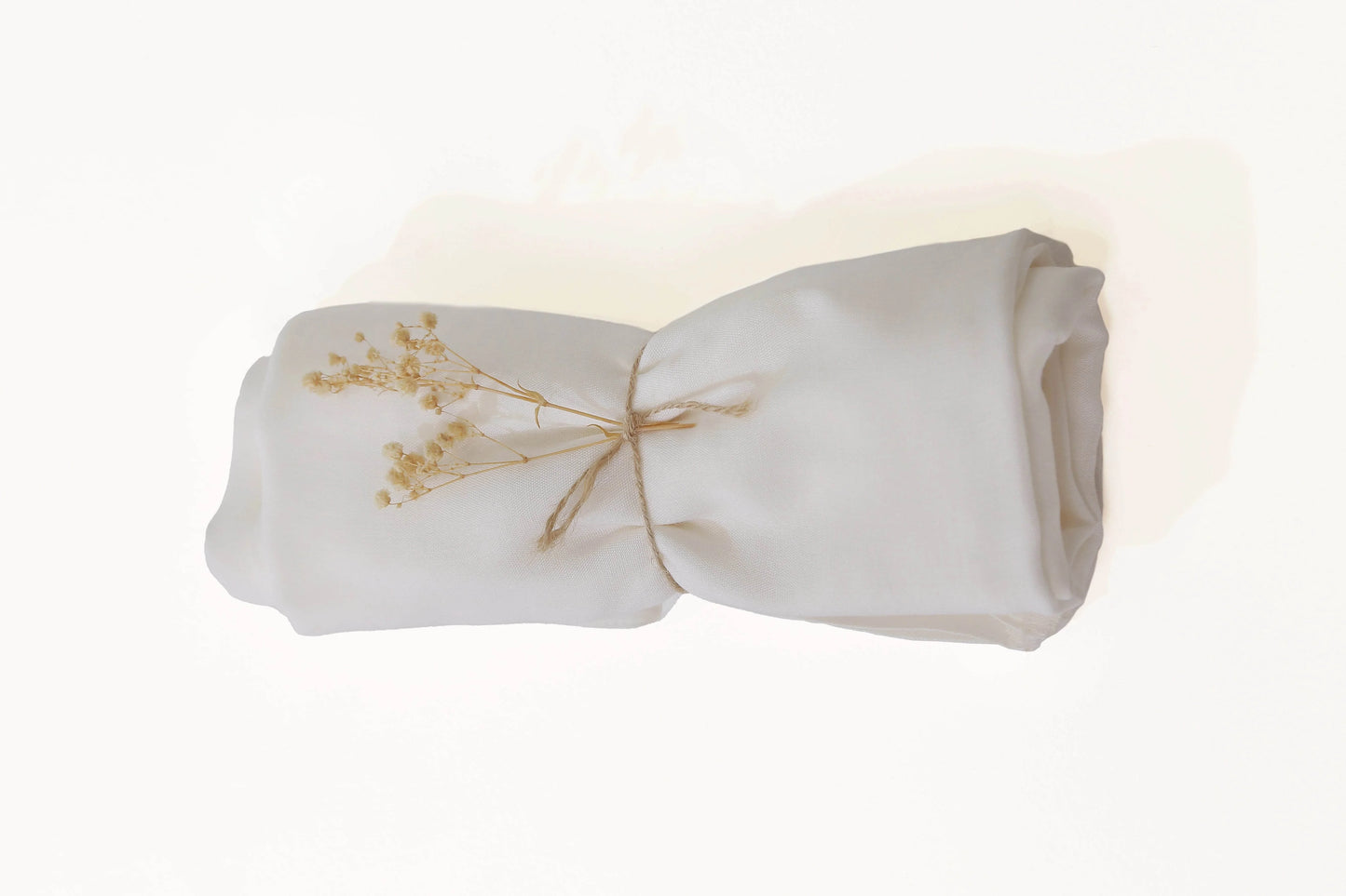 Plain white modal hijab for women in Pakistan
