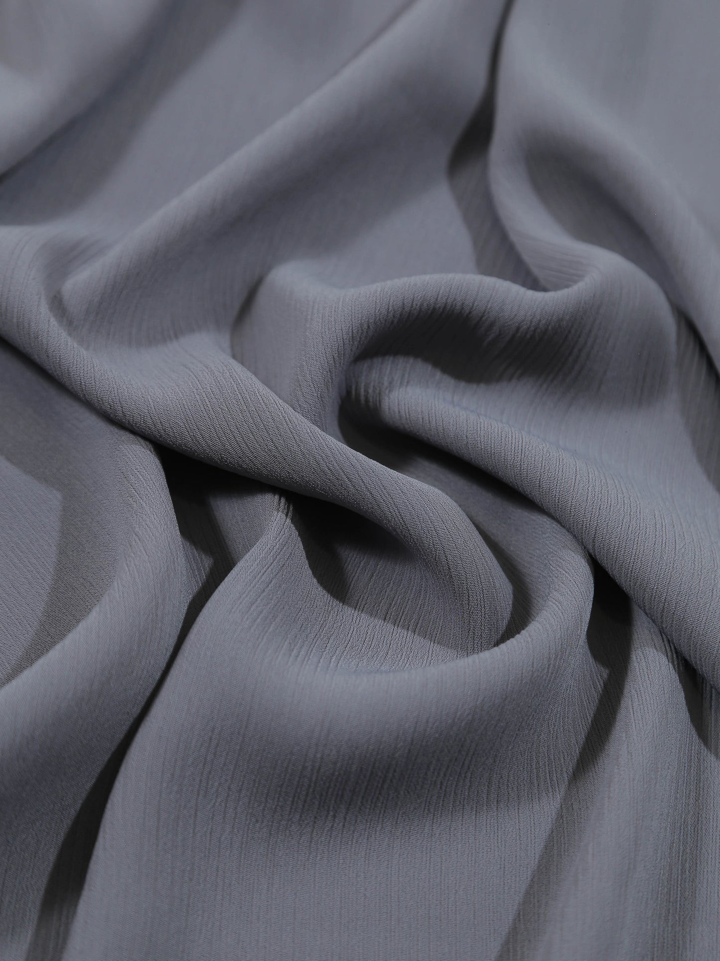 Premium Grey crinkle georgette hijab