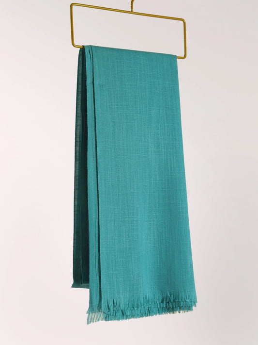 Teal Turkish Lawn Hijab Pakistan