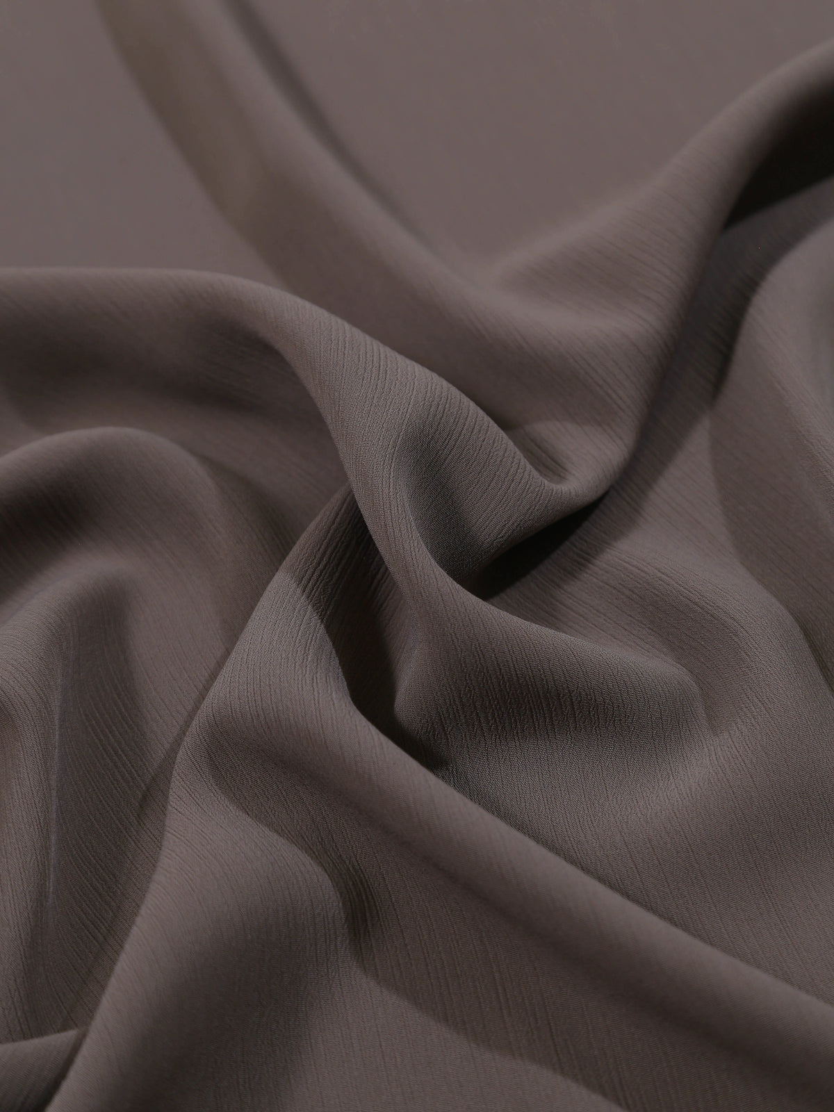 Elegant Taupe crinkle hijab for everyday wear