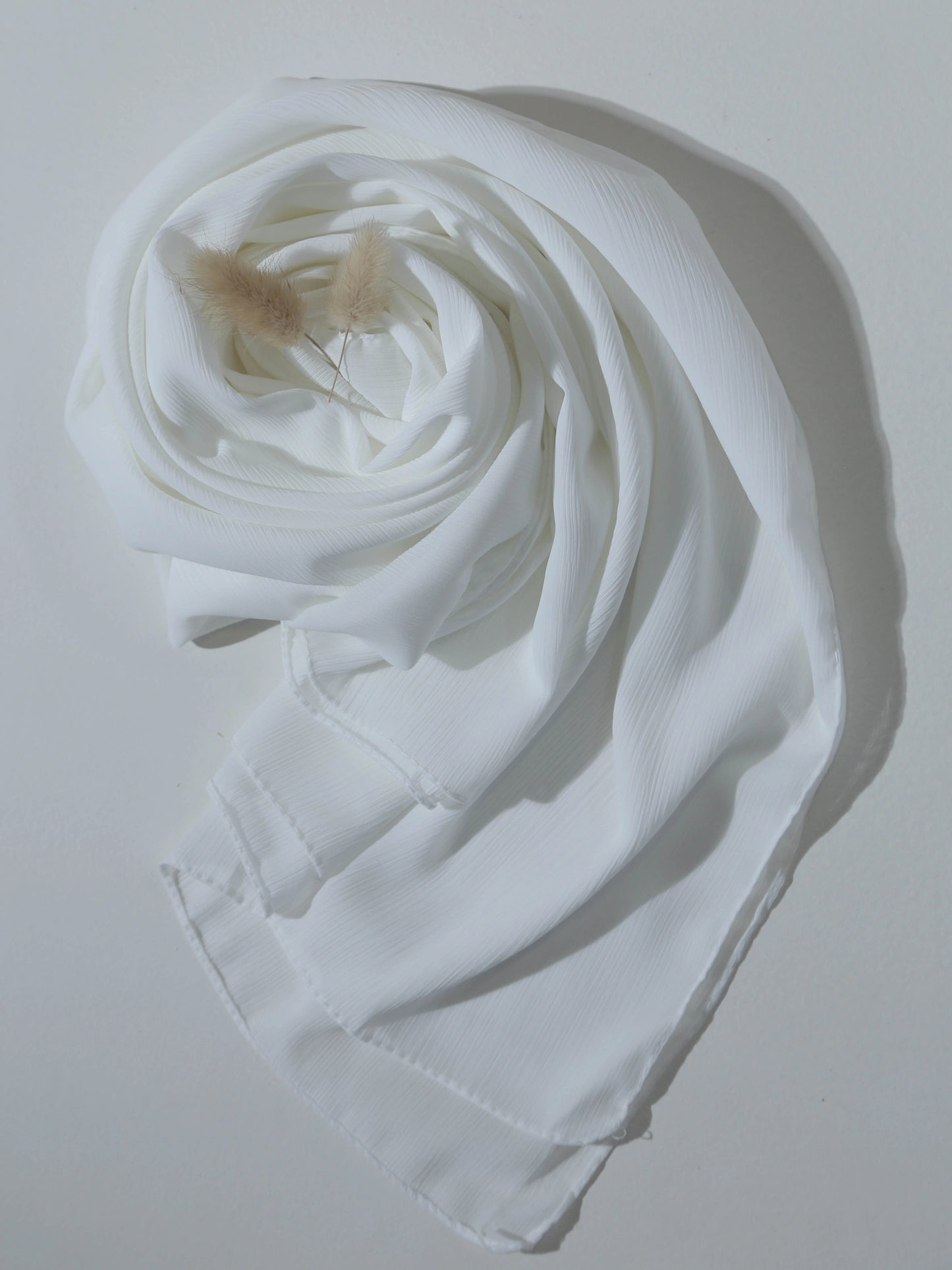 crinkle georgette hijab white pakistan hijabstyles