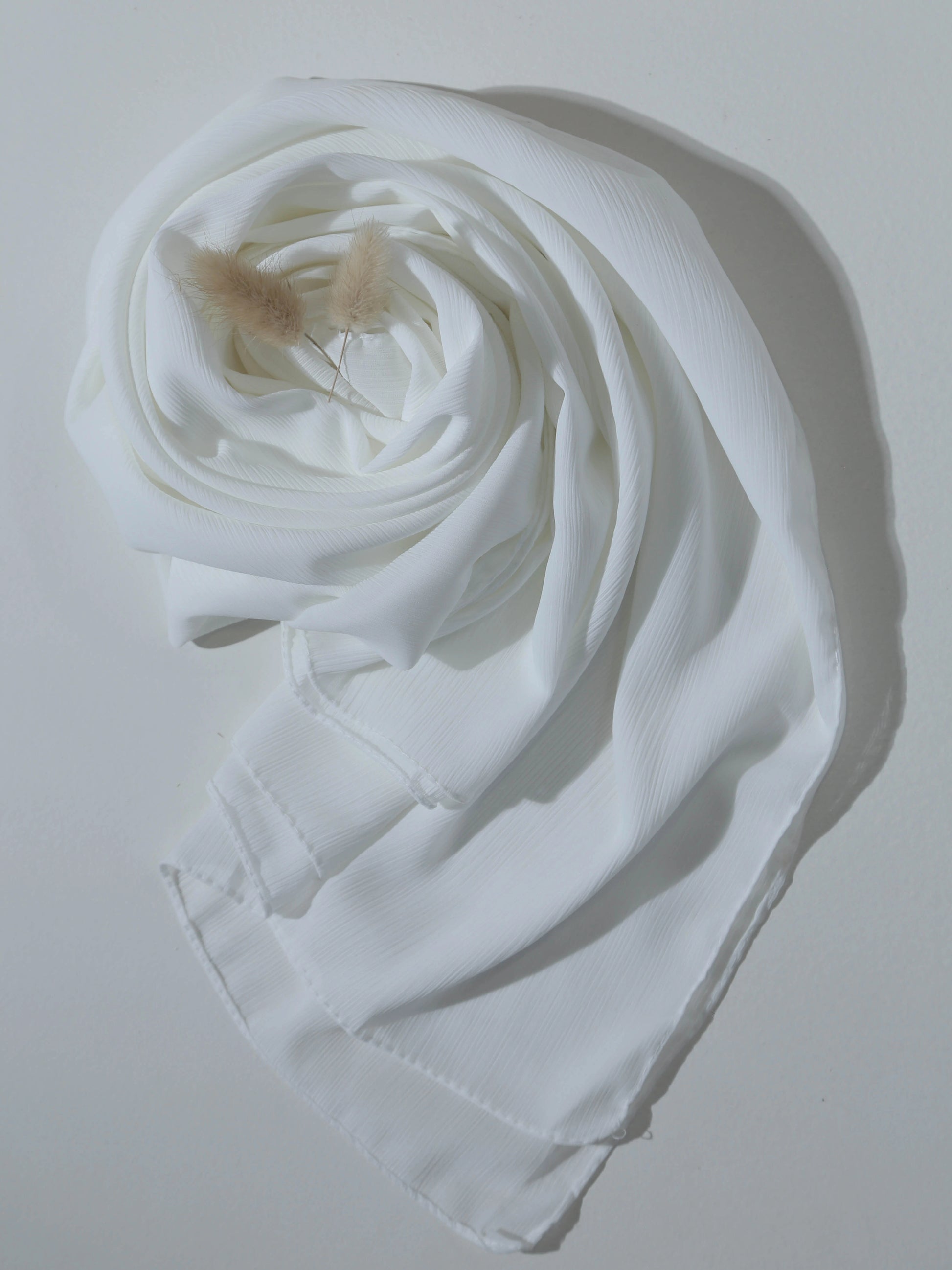 crinkle georgette hijab white pakistan hijabstyles