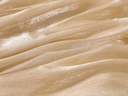 Close-up of silk  fabric with a soft texture