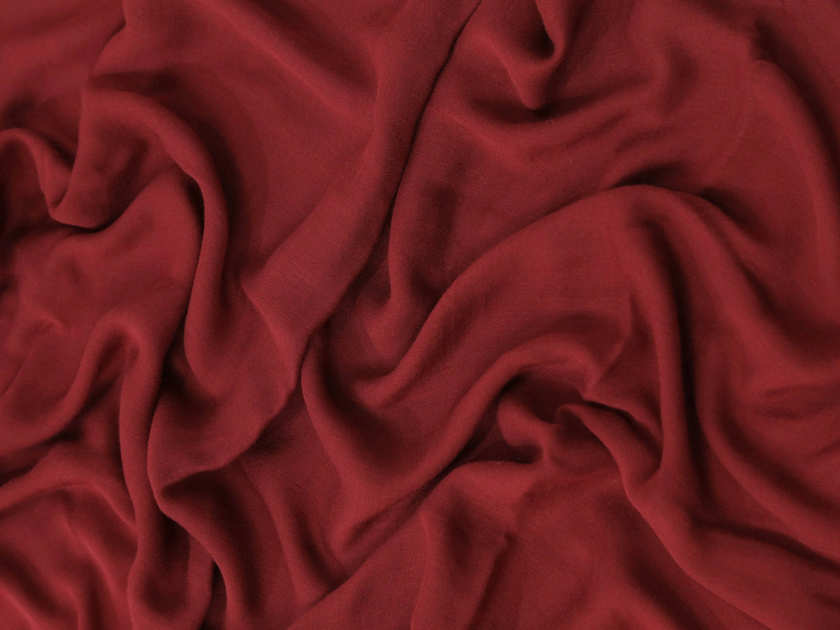 Premium soft maroon modal hijab with elegant drape