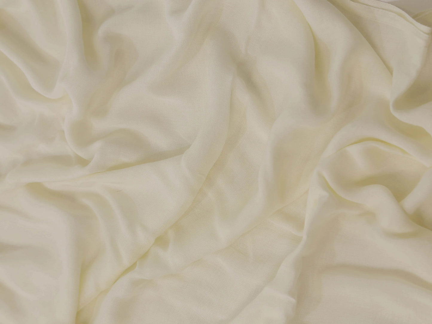 Premium soft ivory modal hijab with elegant drape