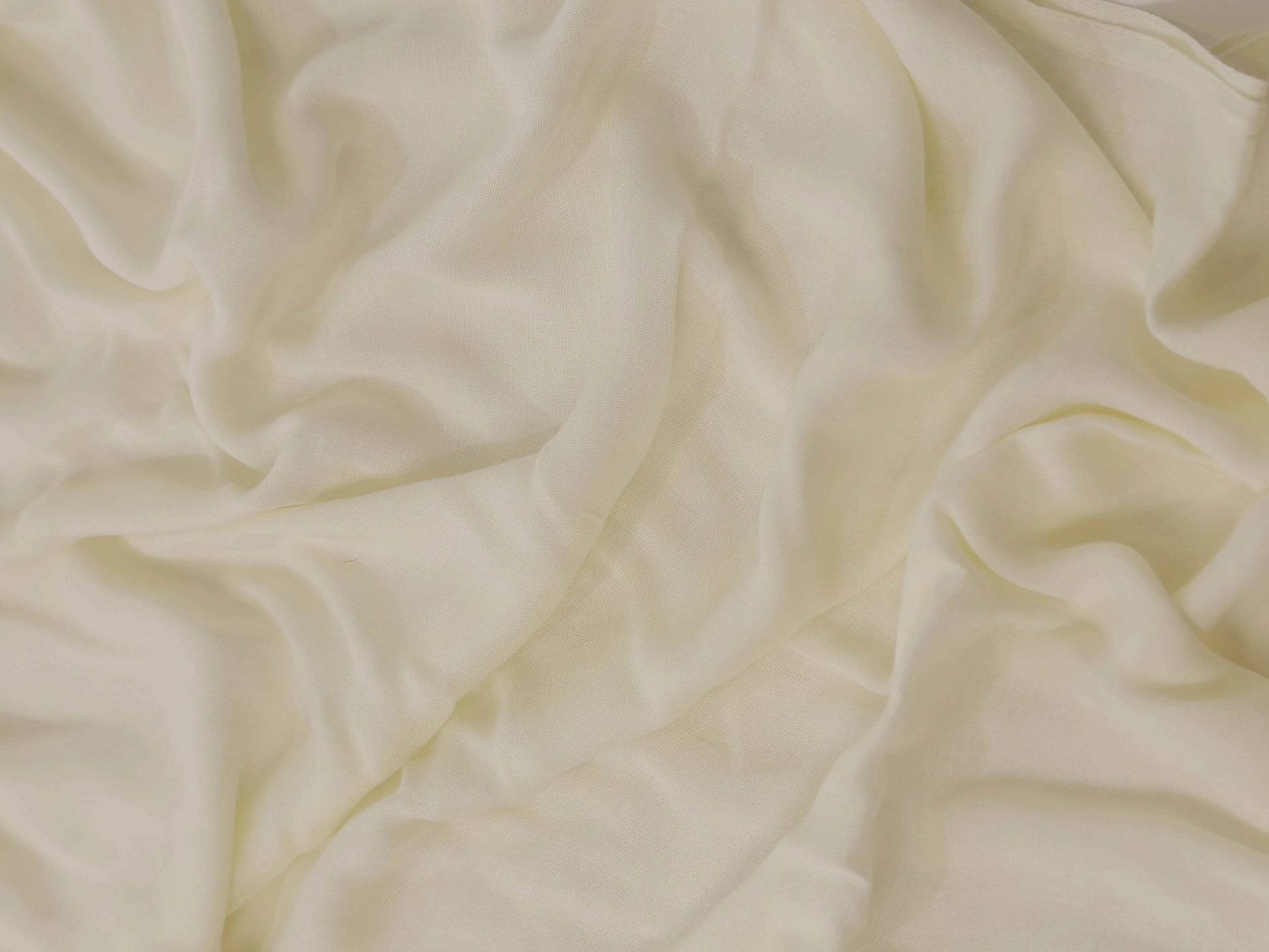 Premium soft ivory modal hijab with elegant drape