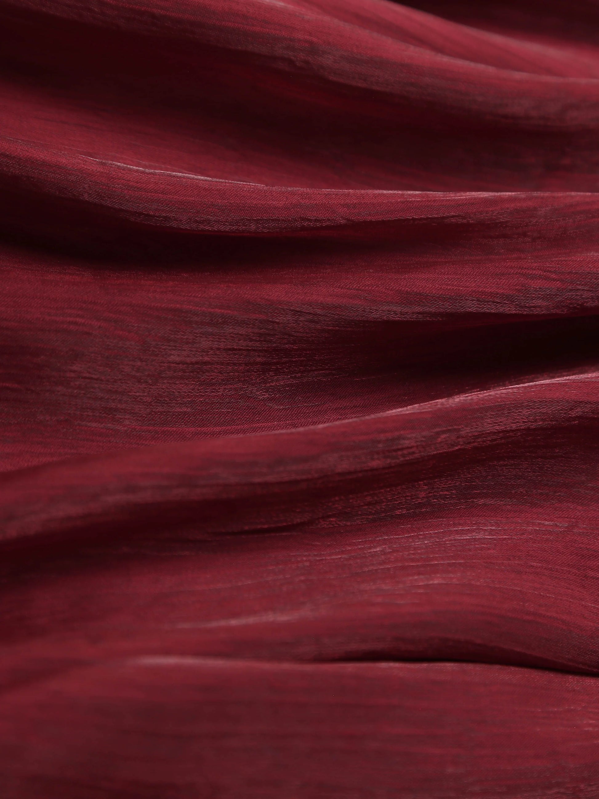 Premium Maroon silk hijab with elegant drape
