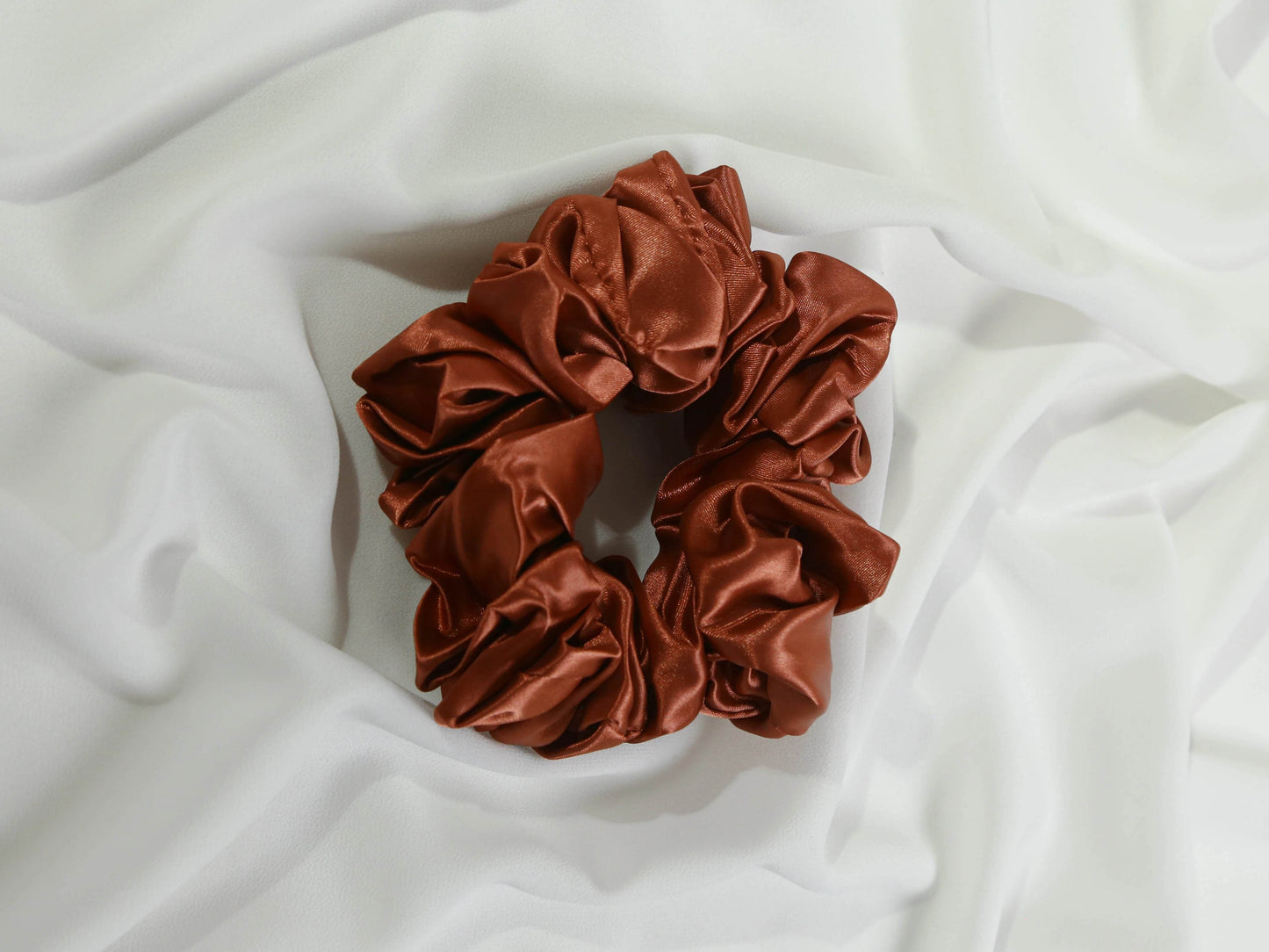 Luxury Silk Satin Scrunchie - Hijab Styles