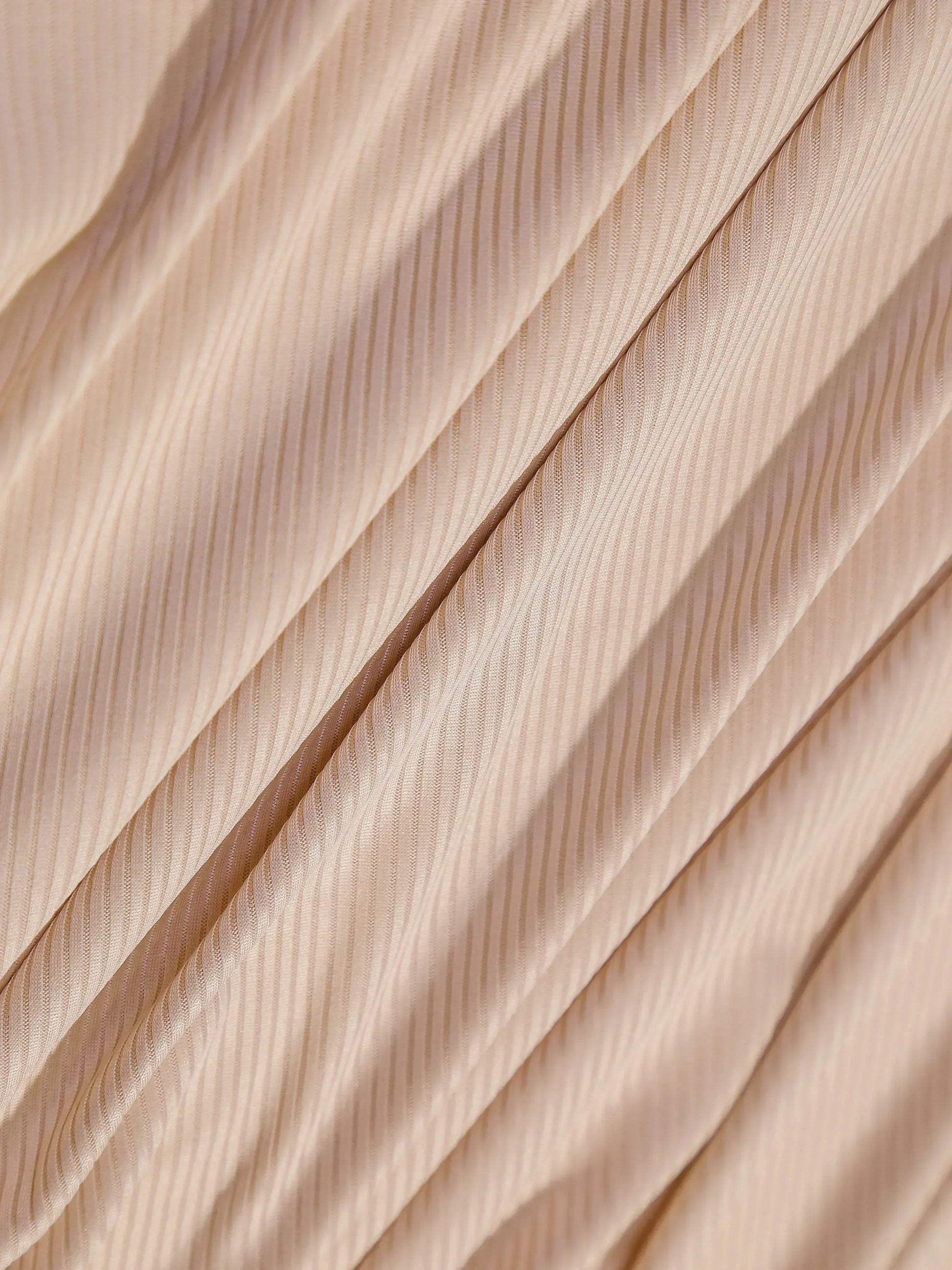 Soft stretch Beige jersey hijab for everyday wear