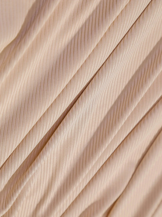 Soft stretch Beige jersey hijab for everyday wear