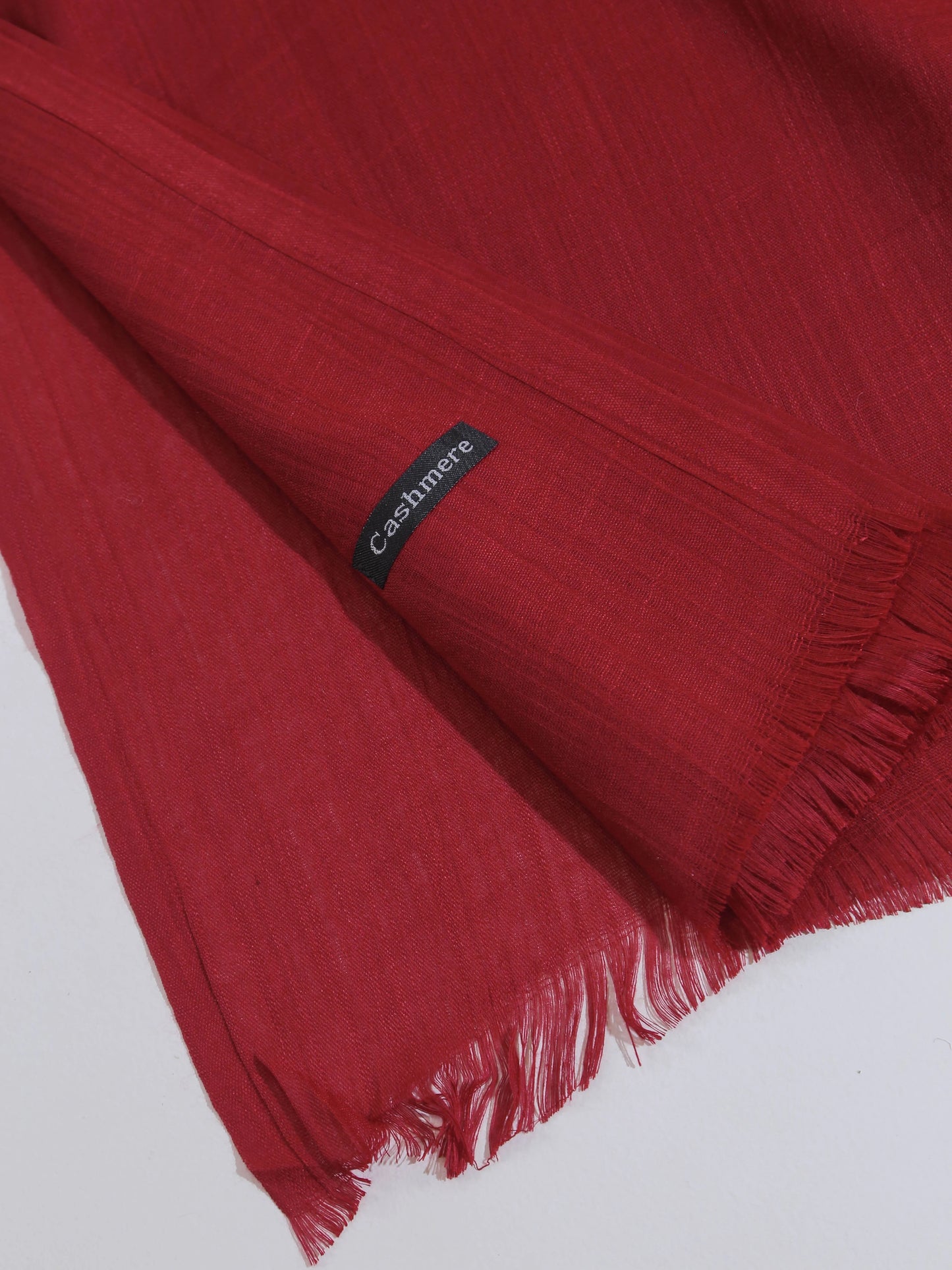 TURKISH LAWN CASHMERE-CRIMSON RED - Hijab Styles
